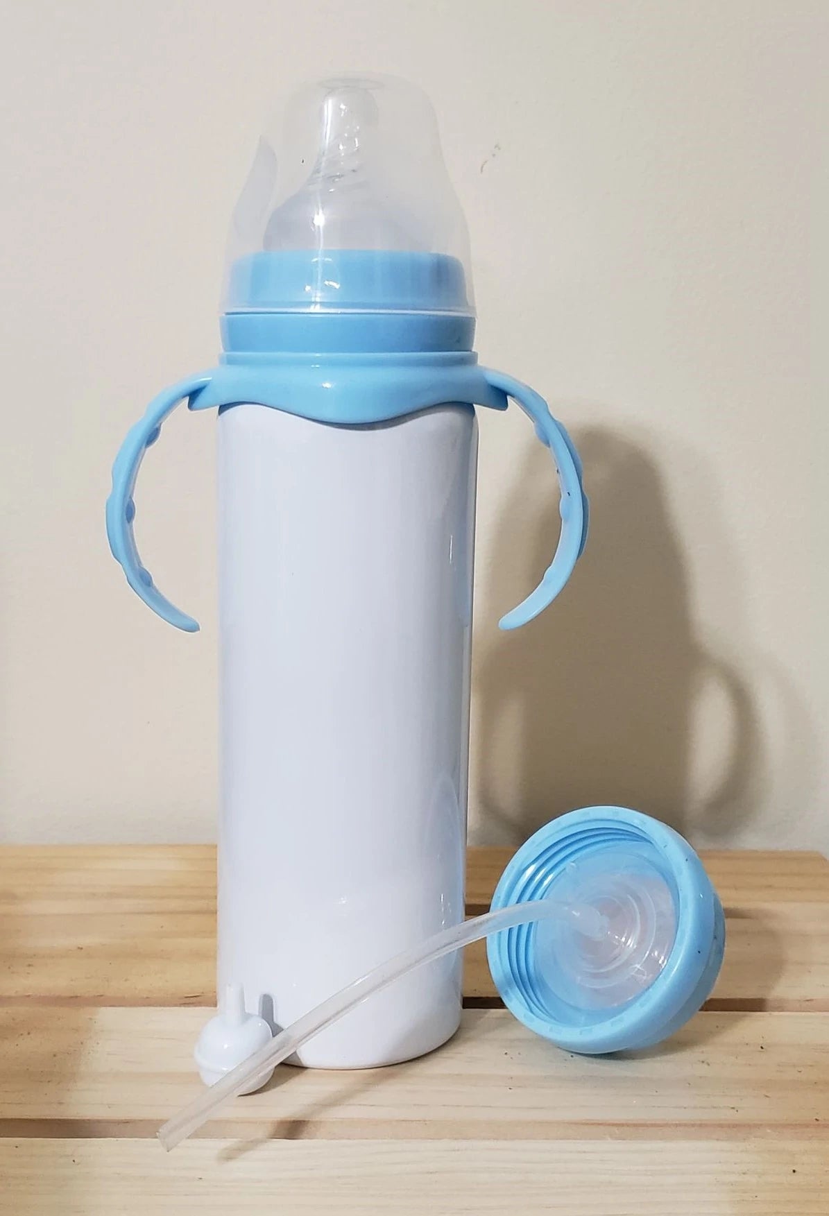 Blue Sublimation Baby Bottle – Besties LLC